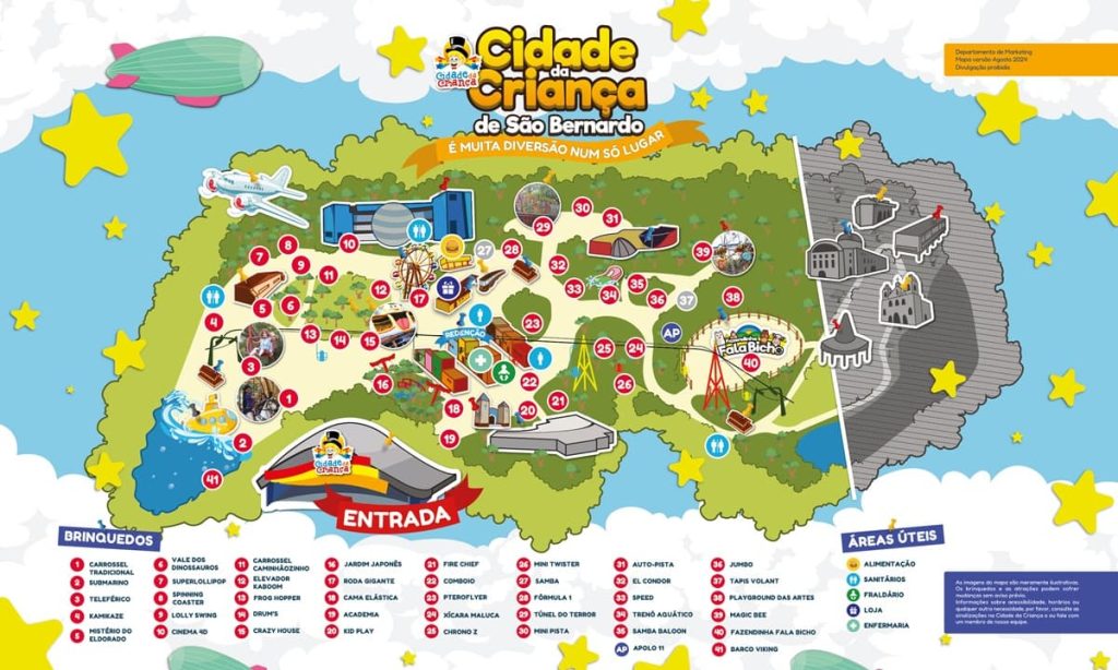 mapa cidade da criança